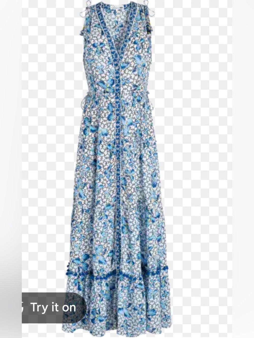 Poulette St Bart x Vilebrequin Maxi resort wear dress
